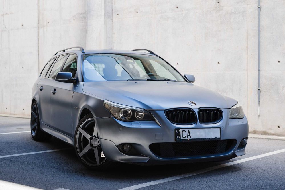 BMW e61 535d сив мат боя
