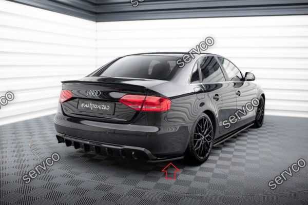 Prelungire difuzor bara spate Audi A4 B8 2008-2012 v29 Maxton Design