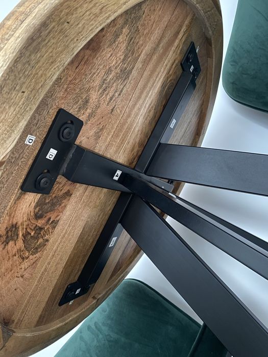 Masa living din lemn de mango si metal