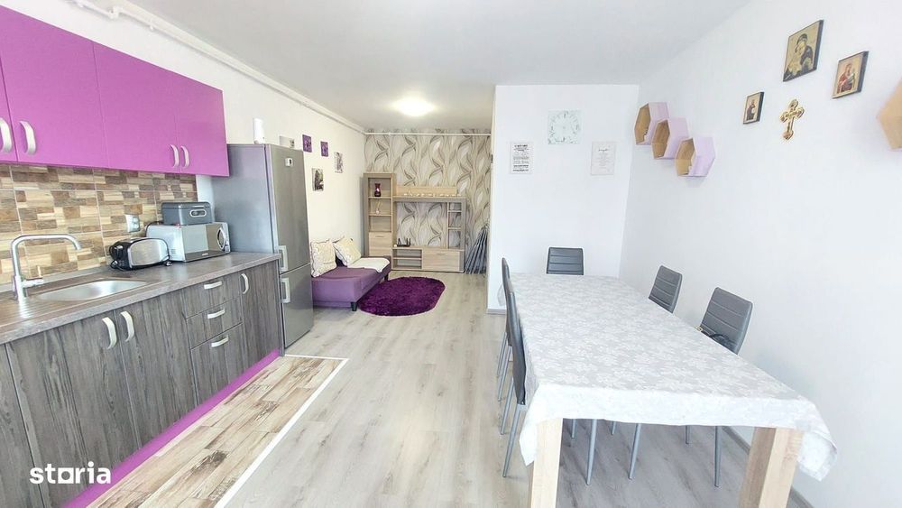 0 Comision2 camere, zona Petrom, 49 mp, finisat modern