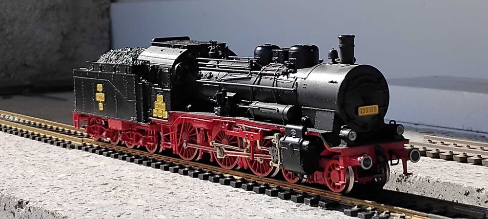 Locomotiva cu aburI seria CFR 230.000 marca FLEISCHMAN 1.87 HO.