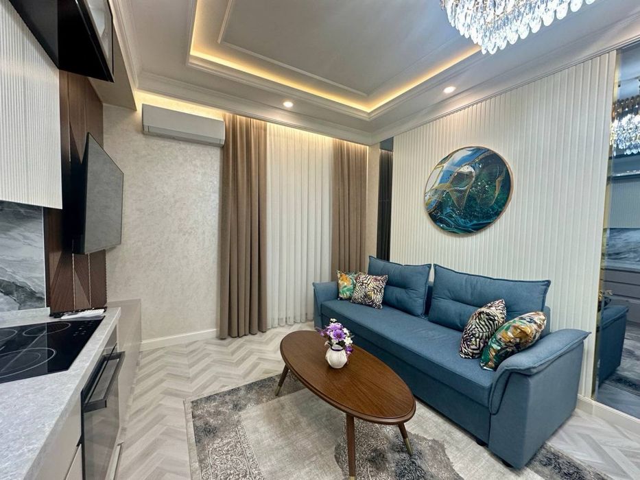 Жк НРЖ Ойбек! Стильная 2х комнатная квартира в самом центре! Срочно!