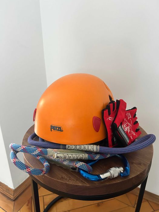 Casca escalada/bicicleta PETZL,  longe si manusi
