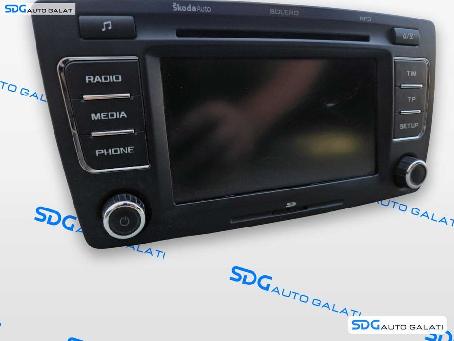 Unitate Radio CD Player Aux Auxiliar BOLERO Skoda Octavia 2 2004 - 2013 [L6583]