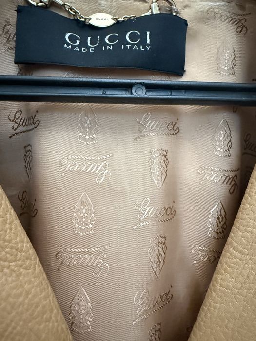 кожанная куртка Gucci