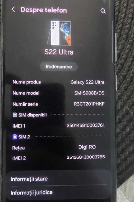 S22 ultra 512GB STOCARE