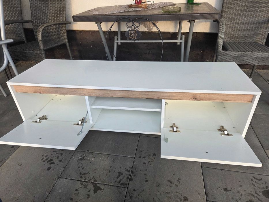 Vand comoda TV, alba