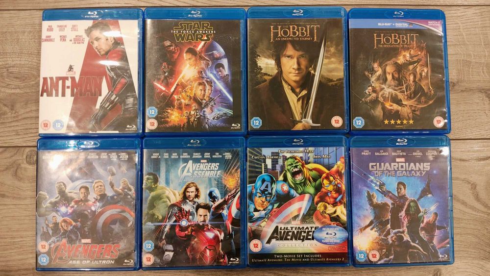 filme pe blu ray, terminator, jurassic world, avengers, star wars, etc