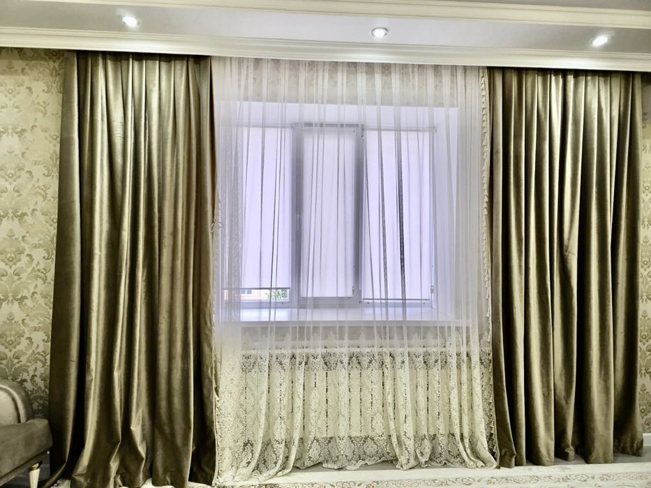 Продам шторы , с тюлью
