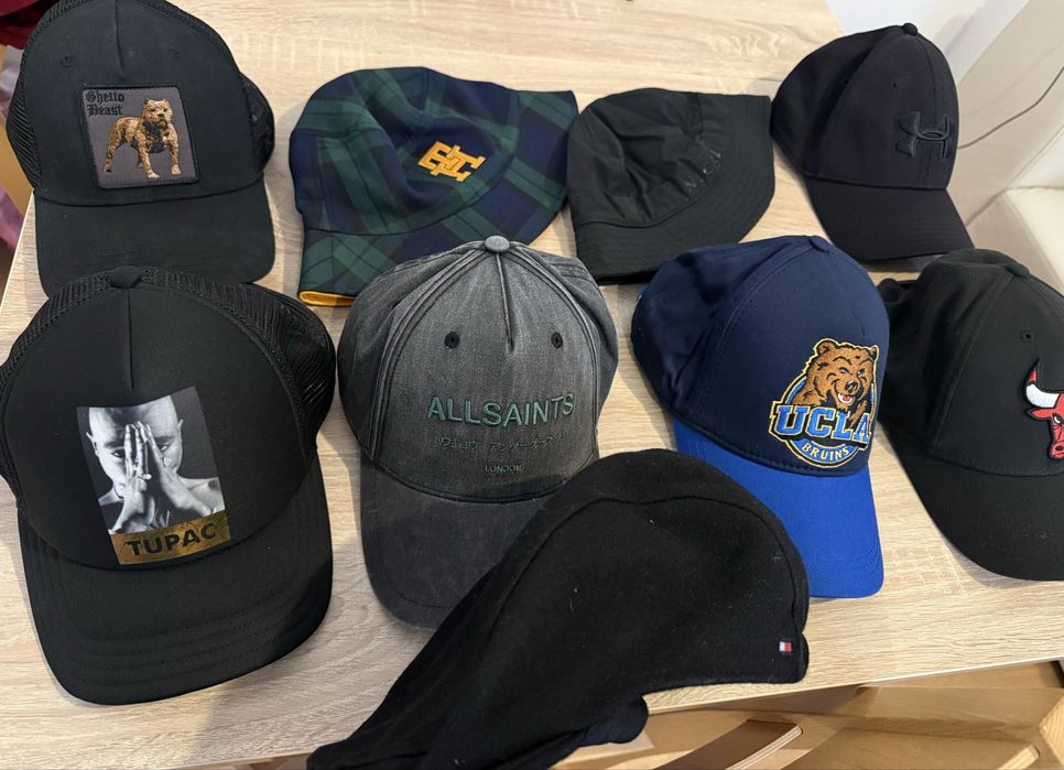 Сет мъжка шапка с козирка Allsaints и Replay limited