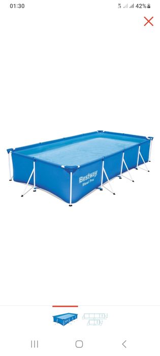 Бассейн каркасный