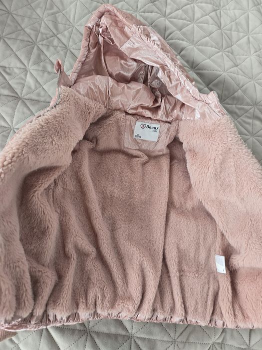 Зимно якето за момиче на 6-8 години (122-128 см)