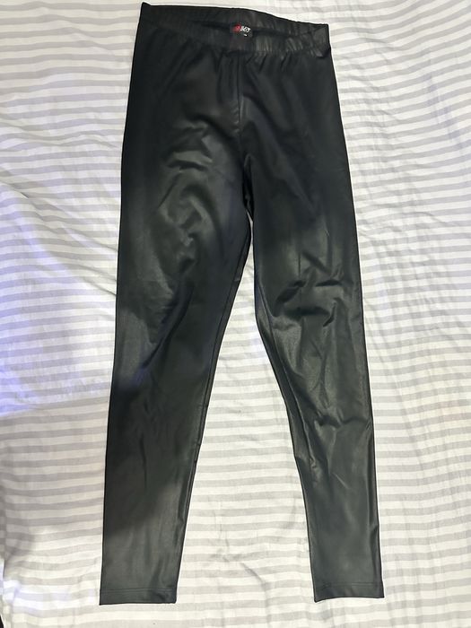 Эко- кожа лосины