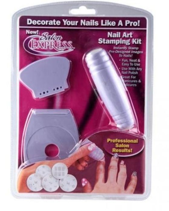 Комплект за маникюр Salon Express Nail Art Stamping Kit