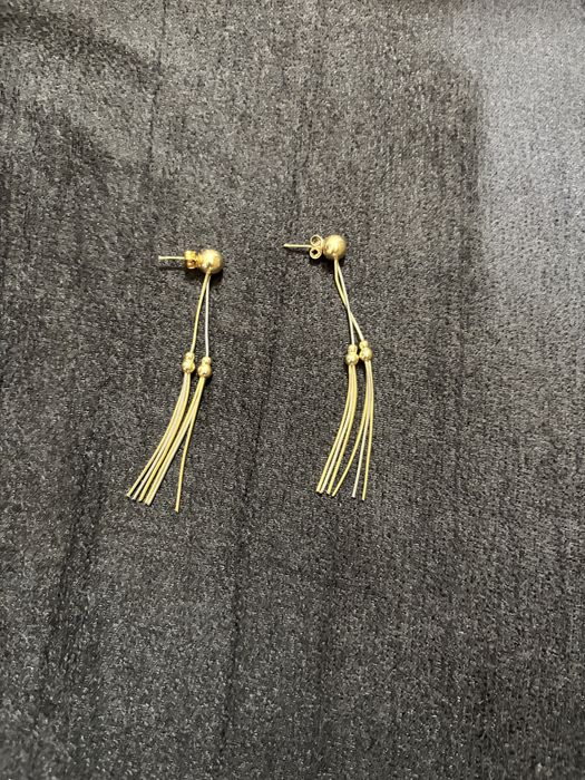 Cercei aur galben 14 k.