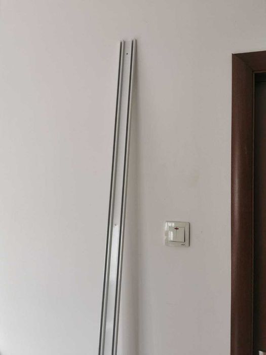 Vand sina aluminiu alb pt draperii