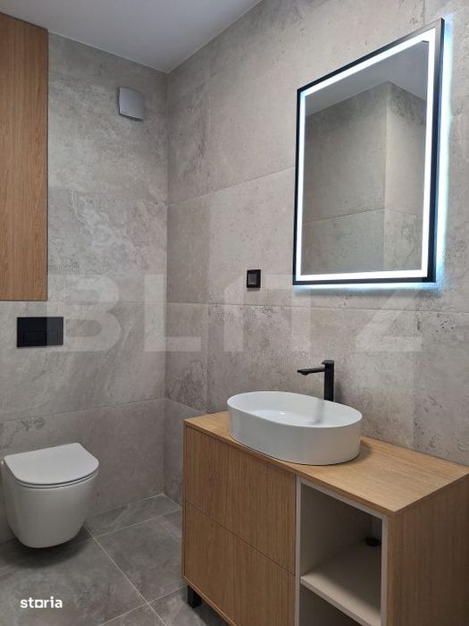 Apartament lux 2 camere 45 mp, terasa 10.50 mp, etaj intermediar, gara