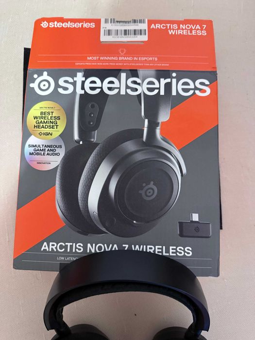 Casti gaming SteelSeries Arctis Nova 7 Wireless