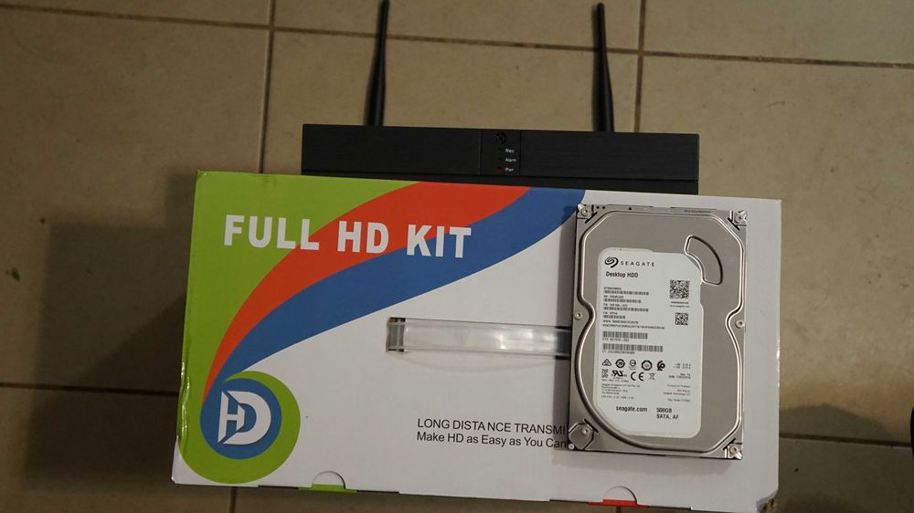 Sistem de Supraveghere Video wireless IP rezolutie 2Mp FullHD IR 30m