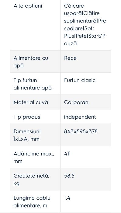 Masina spalat noua Electrolux