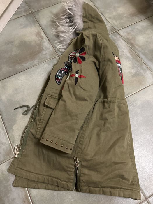 Детска парка яке палто PINKO, XXS, 6-7г