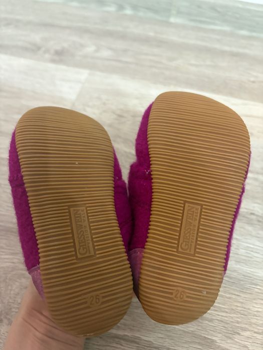 Papuci de lână mărimea 26