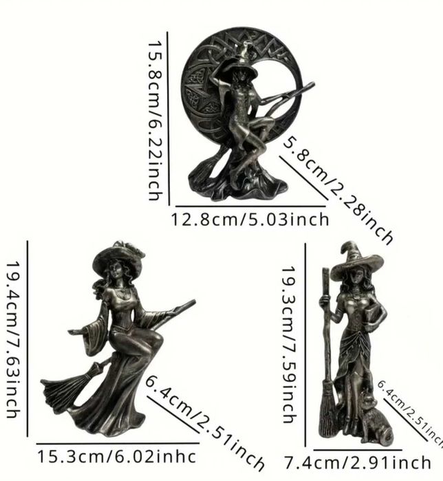 Нова фигура на вещица, Баба яга Статуетка