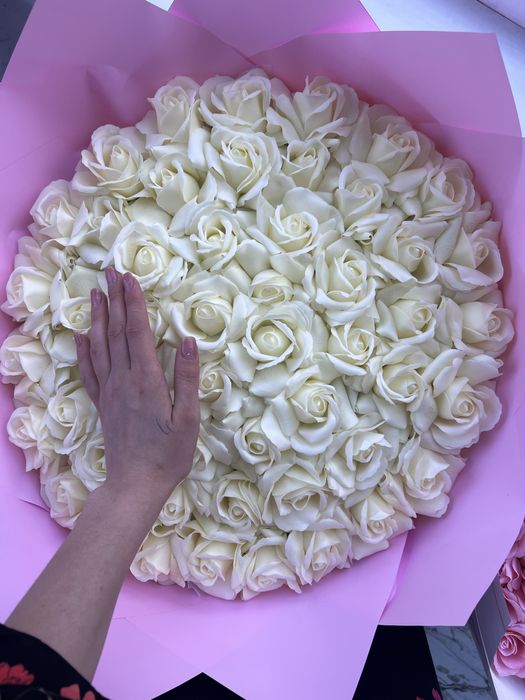 Цветы букеты , мыльные розы