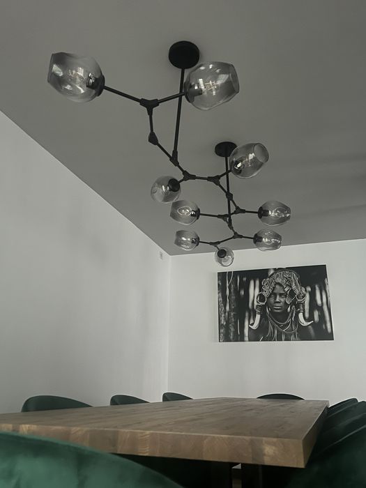 Lampa living cu 9 globuri