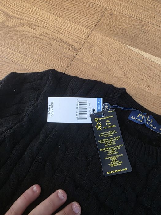 Ralph Lauren sweater Negru m