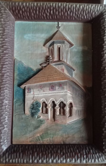 Tablou sculptat lemn