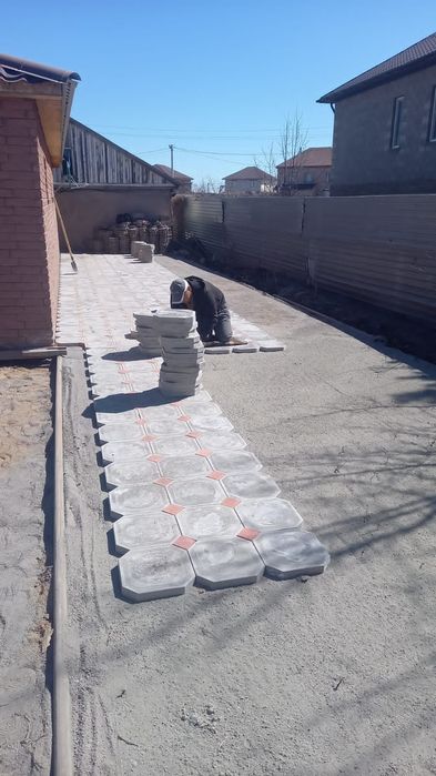 Укладка брусчатки