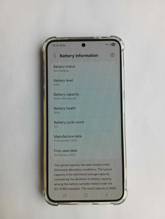 Samsung Galaxy S24 (SM-S921B/DS) - 128GB / 8GB RAM - Cobalt Violet