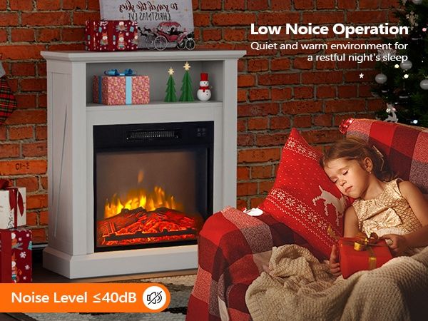 Камина с 3Dефект и реалстичен пламък, дистанционно