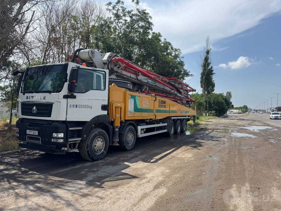 Автобетононасос хизмати 72 betonasos 72 metr