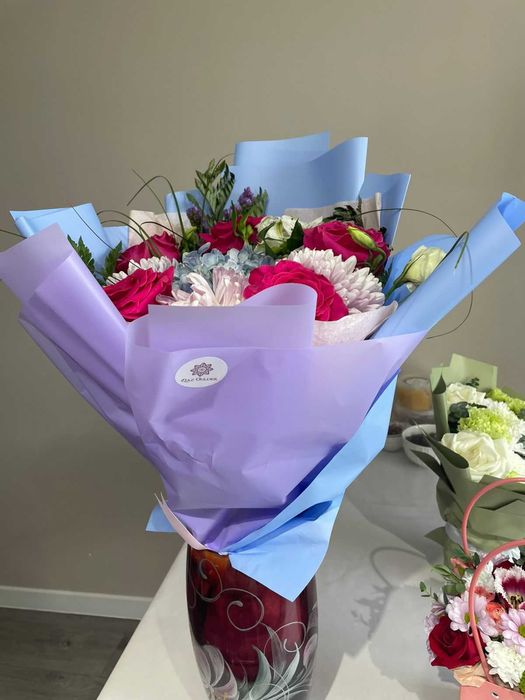 Букеты цветов...