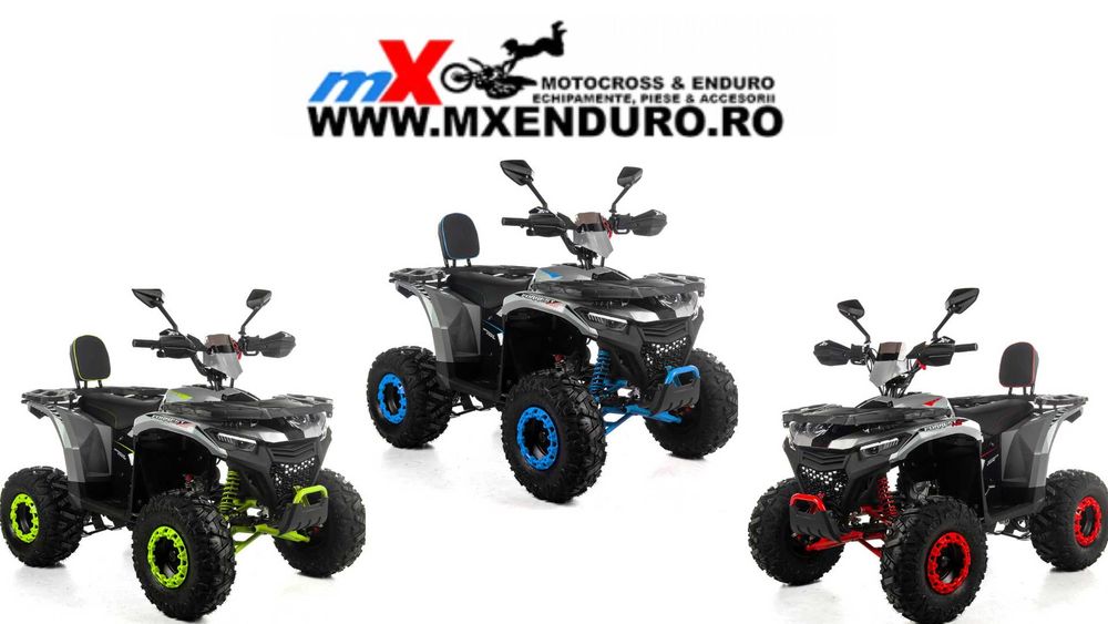 ATV XTR Pro Forest 125cc, 8 inch, Semi-Automat 3+1/ automat 1+1, Pornire Electrica, diferite culori (rosu;albastru;verde)