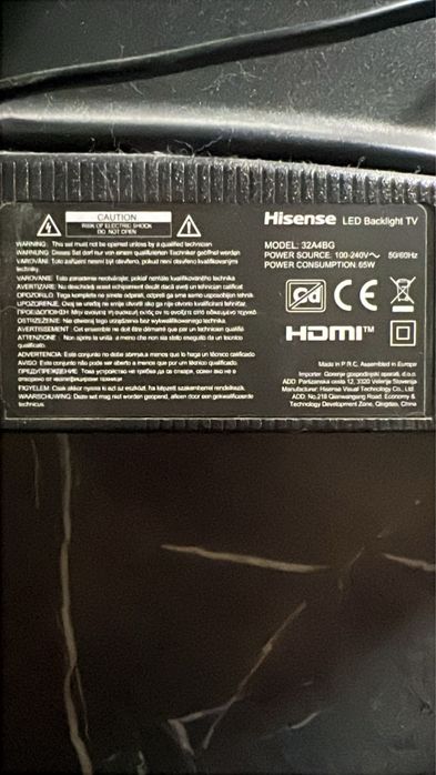 Televizor Hisense pentru piese diagonala 82