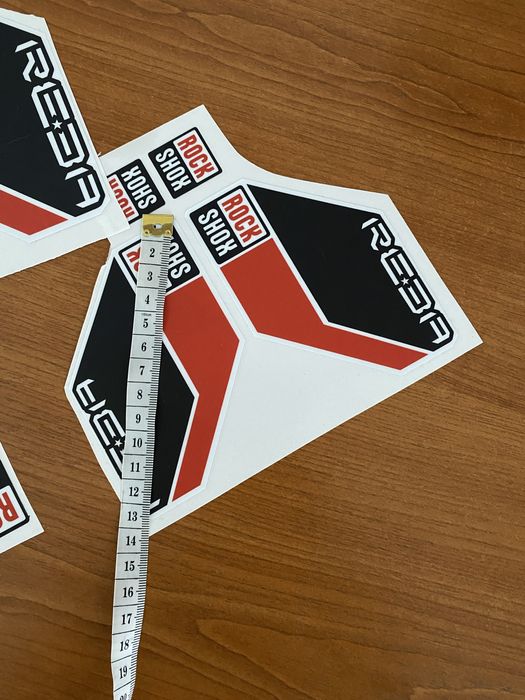 Stickere / autocolant / decal furca Rockshox Reba