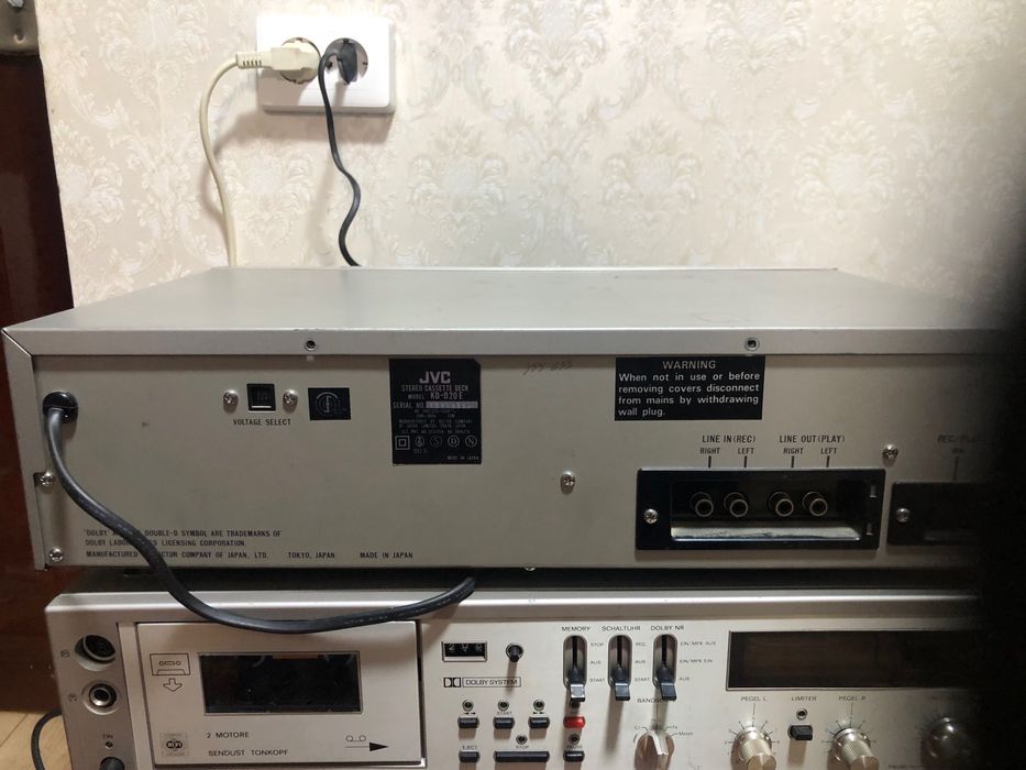 Casetofon deck Uher CG 343 și Jvc KD-20E