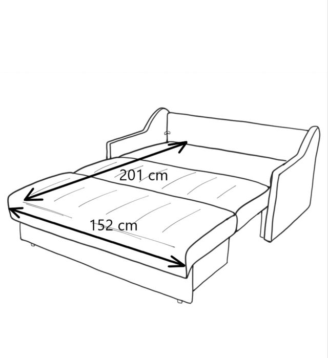 Vand canapea extensibila cu lada