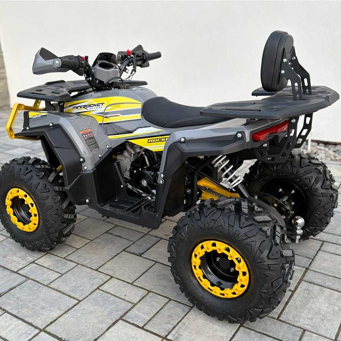 Atv 125cc RockRider 8" automat 4T benzina gri/galben