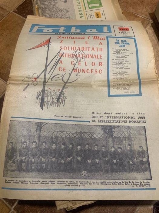 Colecție  revista săptămânală Sport 1966-1968 Fotbal