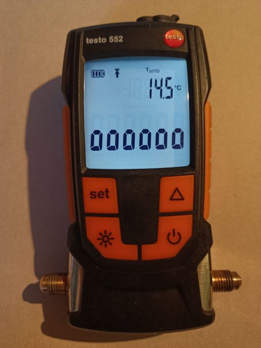 Vand Testo 552 vacuumetru digital