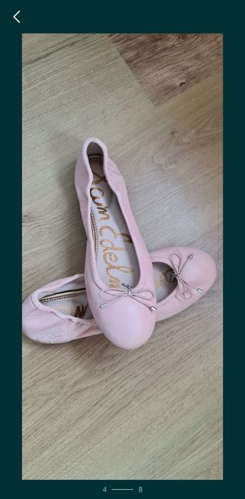 Balerini piele Sam Edelman noi,sandale dama noi