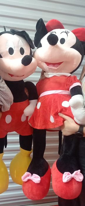 Plușuri Mickey și Minnie Mouse mari de 1m