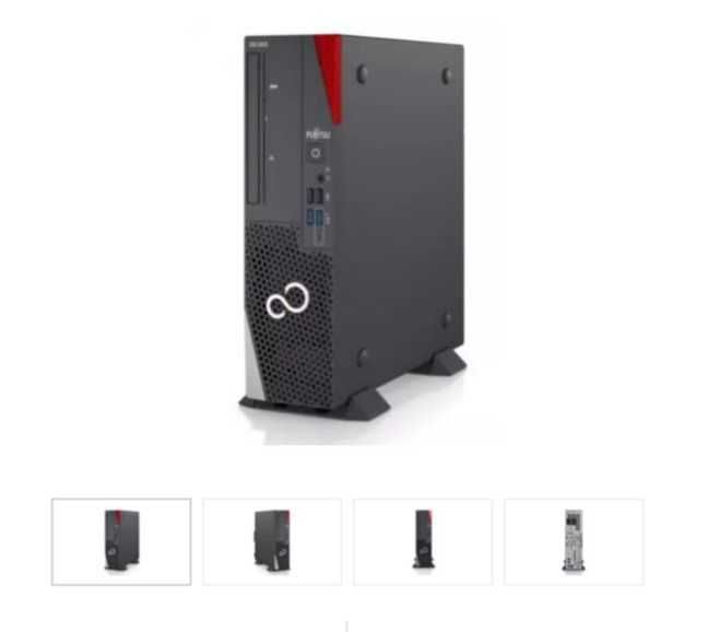 Desktop Fujitsu, plus tastatură și mouse cu fir