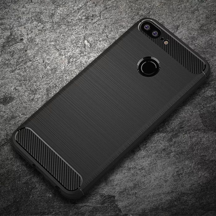 Husa cu textura de carbon pt. Huawei P10 plus , Honor 8, Honor 9