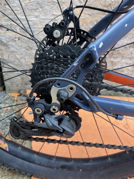 Bicicleta fatbike carrera frane pe disc cadru aluminiu roti 27.5”