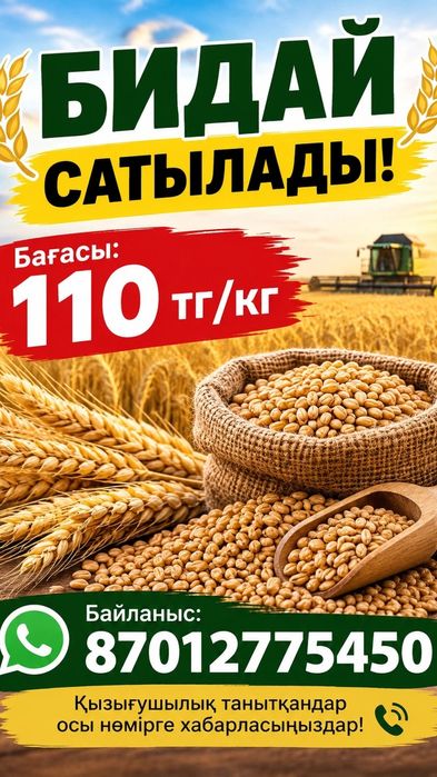 Бидай сатылады .